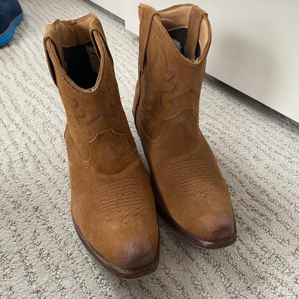 ROPER PULL ON SHORT COWBOY BOOTS